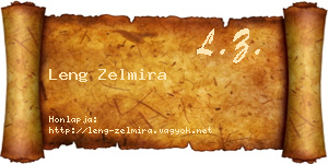Leng Zelmira névjegykártya
